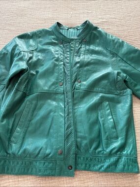 Genuine Leather Bomber Jacket